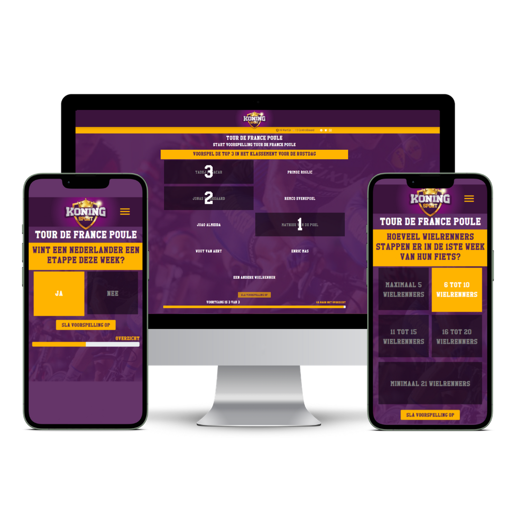 Tour de France Poule - Koning Pakket (10 deelnemers)